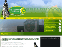 Tablet Screenshot of briarwoodfarms.ca